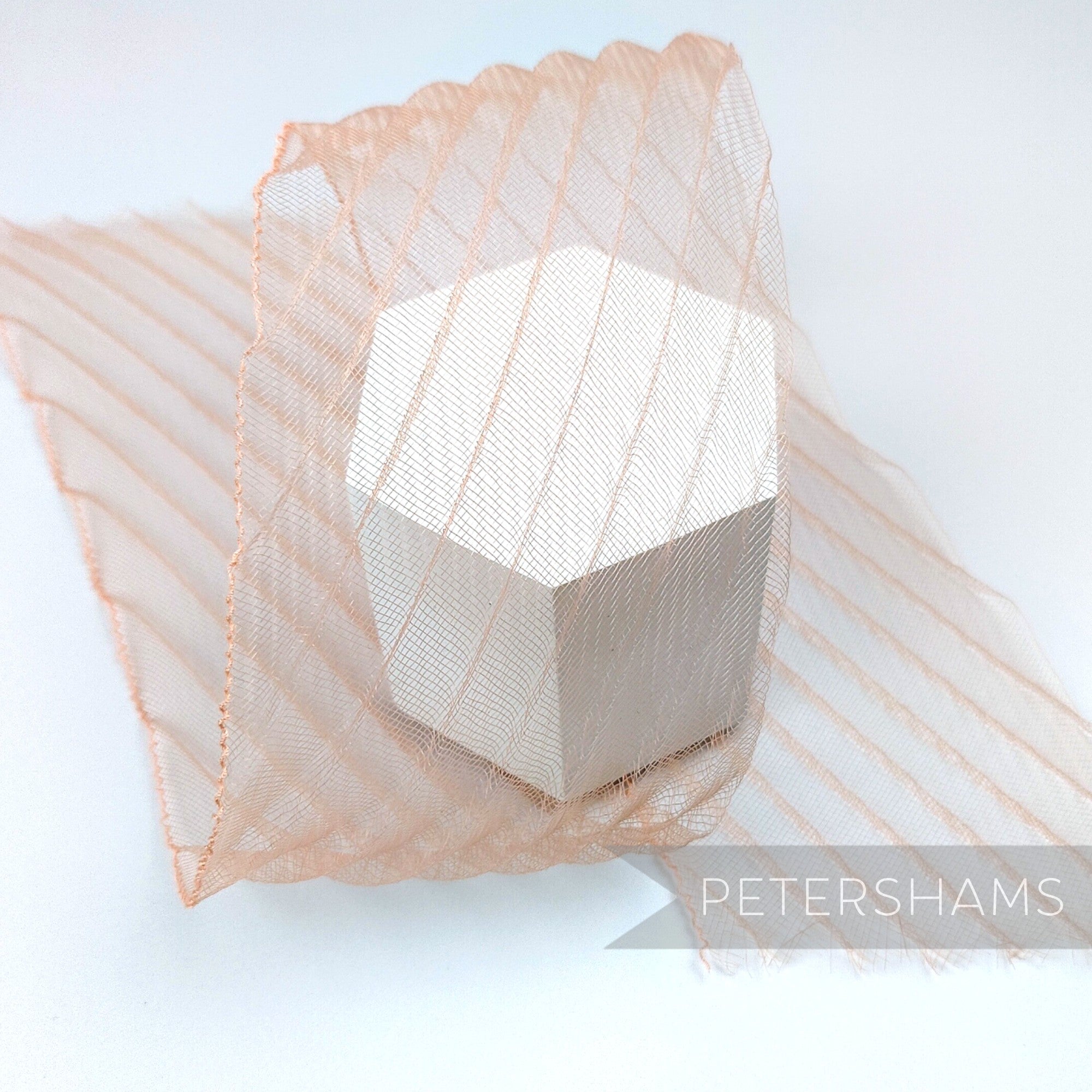 Diagonal Pleated Crin Strip