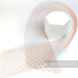 Diagonal Pleated Crin Strip