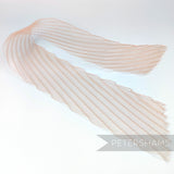 Diagonal Pleated Crin Strip