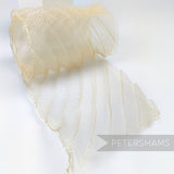 Diagonal Pleated Crin Strip