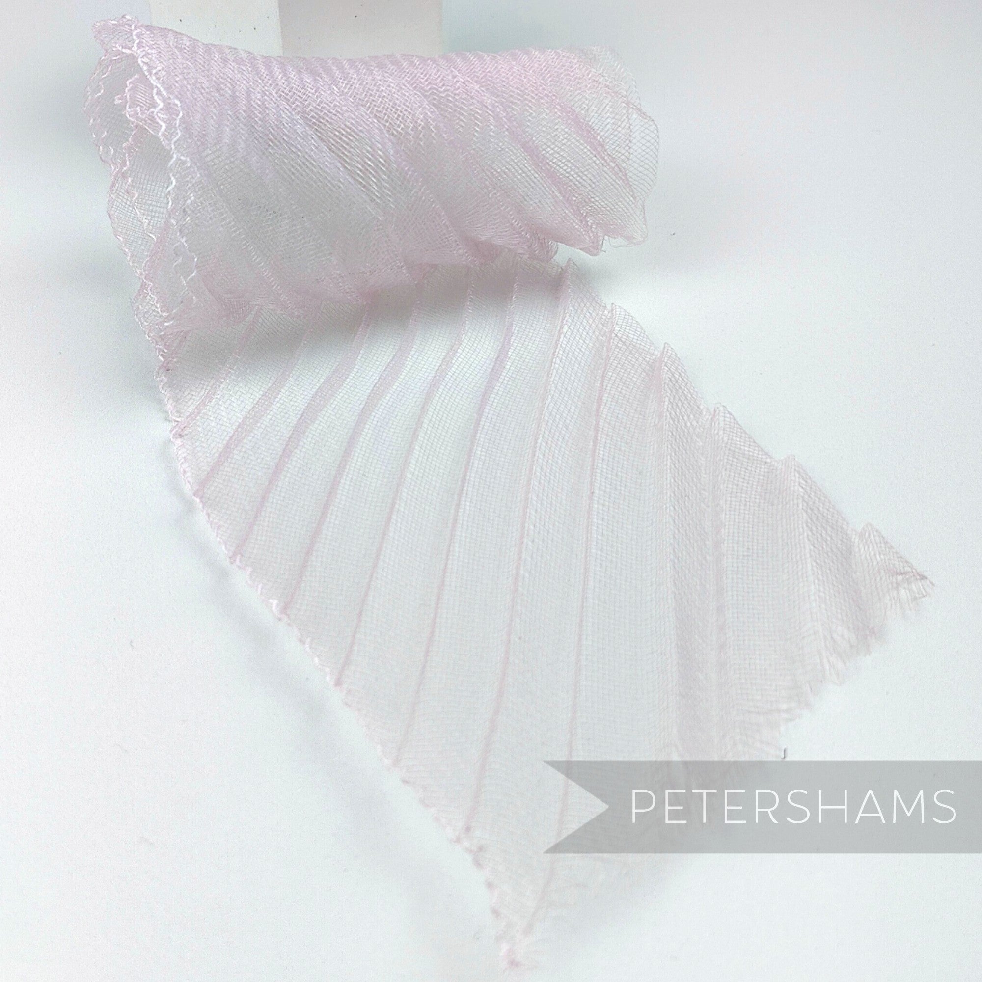 Diagonal Pleated Crin Strip