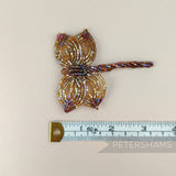 Beaded Dragonfly Trim Brooch