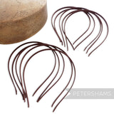 5mm Satin Covered Metal Headbands