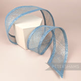 Metallic Lurex 5cm Wide Sinamay Ribbon Trim