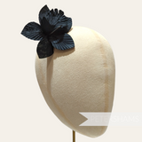 'Coco' Silk Orchid Millinery Flower Hat Mount