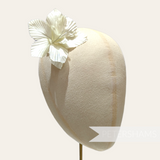 'Coco' Silk Orchid Millinery Flower Hat Mount