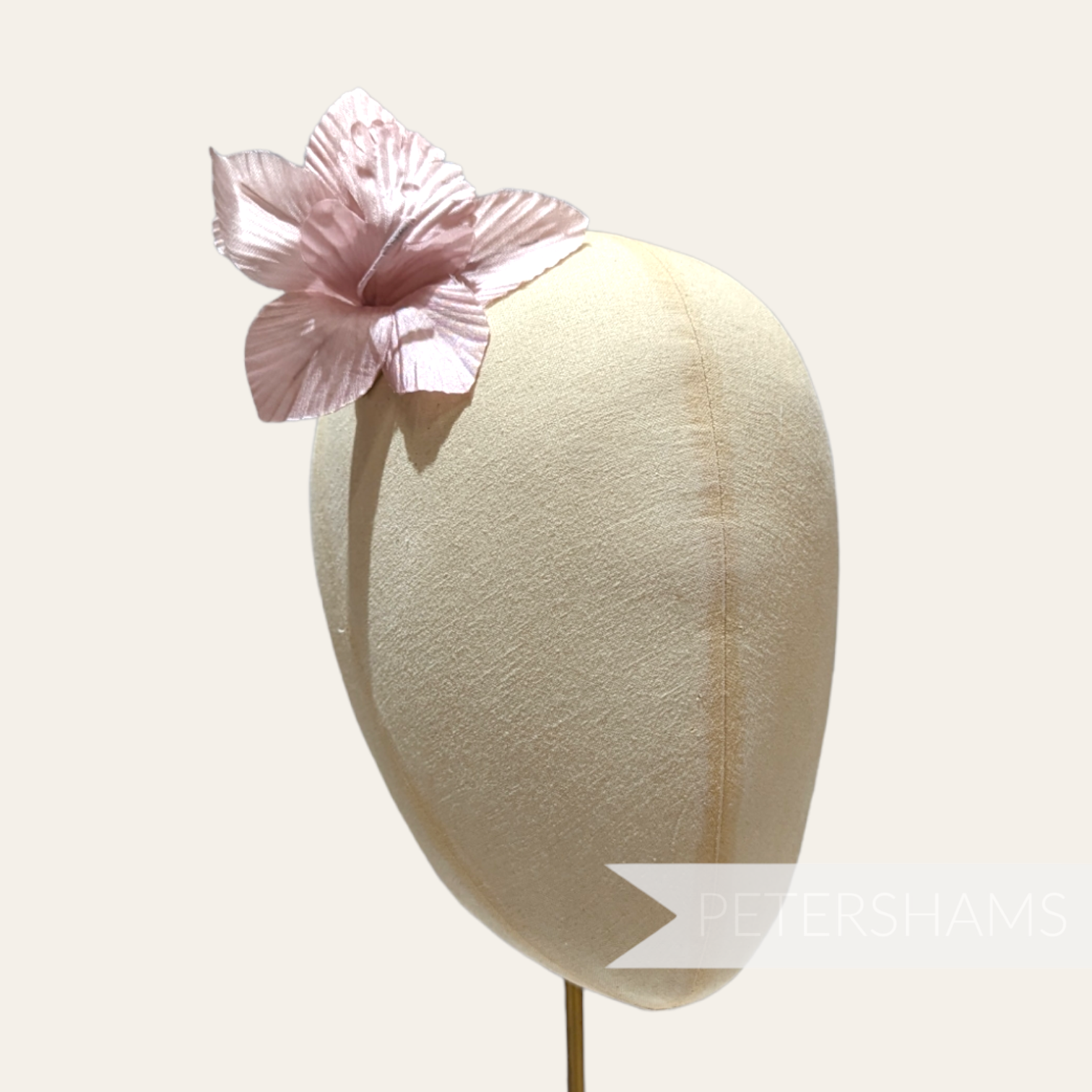 'Coco' Silk Orchid Millinery Flower Hat Mount