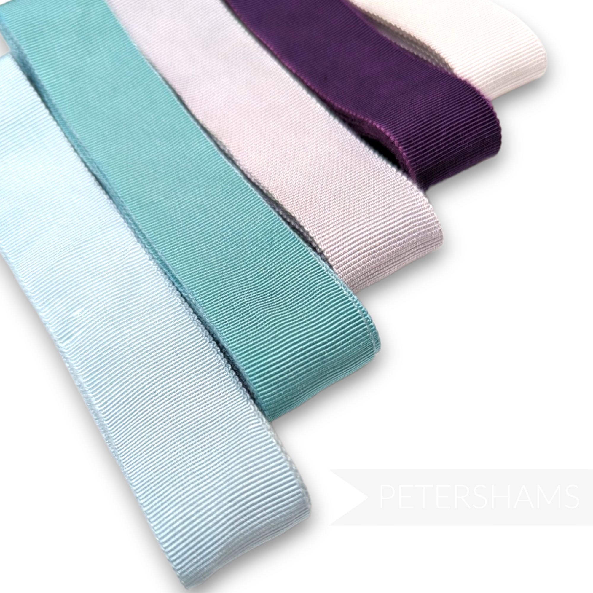 10 Metre Multi-Pack of Petersham Ribbon - Warm or Cool