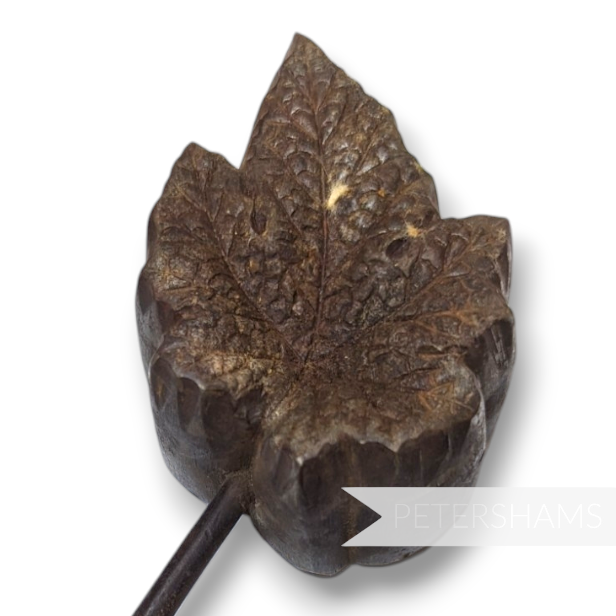 Antique Flower Mould & Cutter - 1505X Angled Maple Leaf