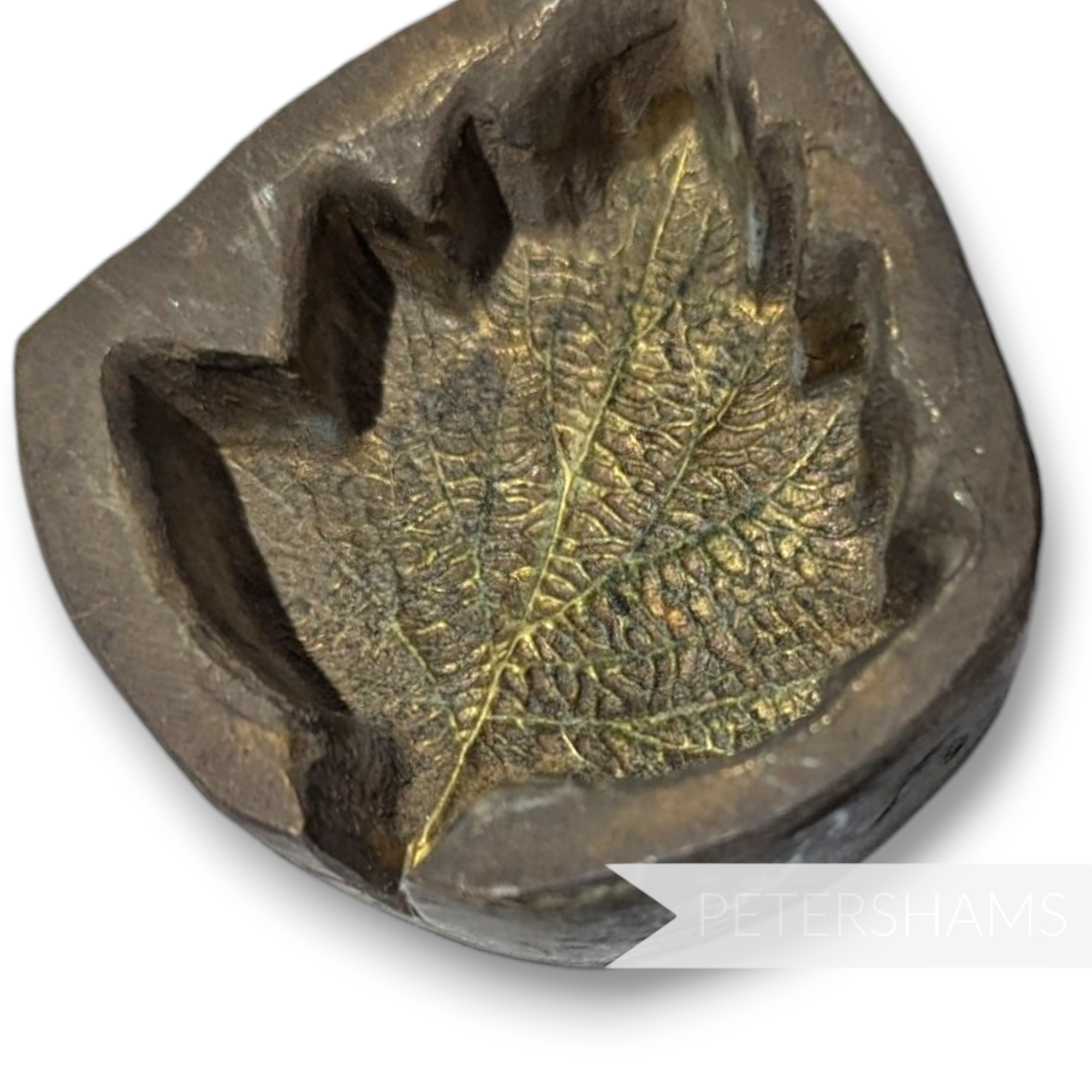 Antique Flower Mould & Cutter - #72 Small Maple Leaf