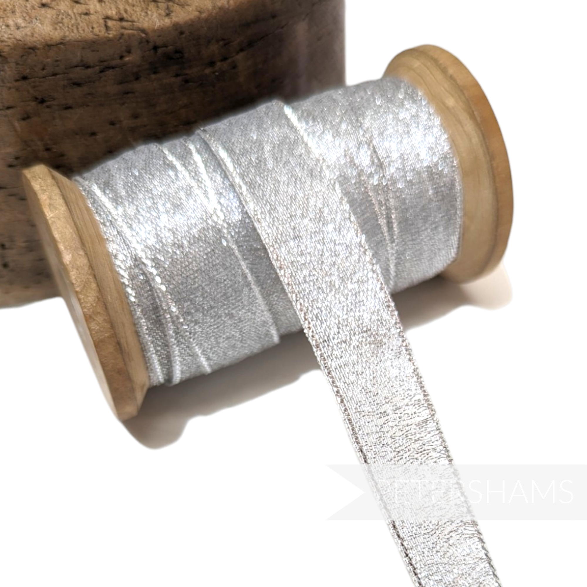 17mm Silver Metallic Organza Ribbon - 1m