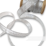 17mm Silver Metallic Organza Ribbon - 1m