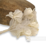 'Phoebe' Silk & Organza Hydrangea Millinery Flower Mount