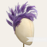 Large Stripped Hackle Wired Feather Hat Mount