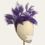 Large Stripped Hackle Wired Feather Hat Mount