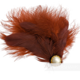 Marabou & Coque Feather Flapper Style Hat Mount