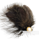 Marabou & Coque Feather Flapper Style Hat Mount