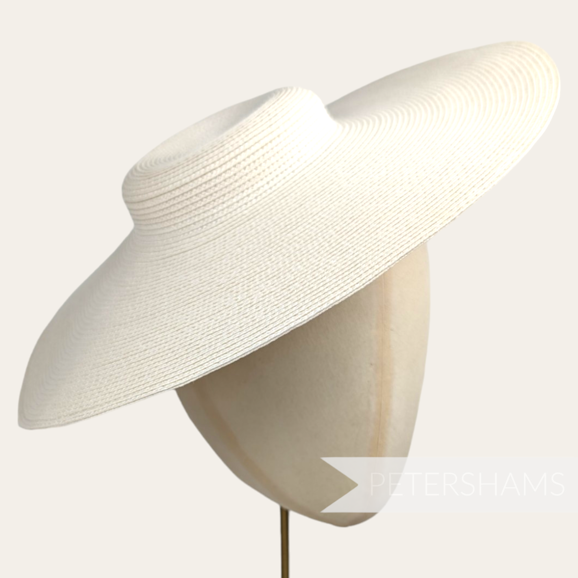 Polybraid Cartwheel Fascinator Hat Base – Petershams Millinery Supplies