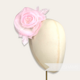 'Lisa' Silk Camillia Millinery Flower Hat Mount