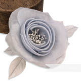 'Lisa' Silk Camillia Millinery Flower Hat Mount