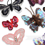 Lucky Dip Mega Assorted Sequin Butterfly Motifs - Pack of 20