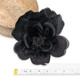 'Elvira' Large 17cm Frilled Millinery Flower Hat Mount