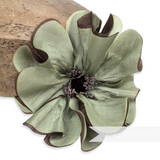 'Camille' Large 14cm Silk Poppy Millinery Flower Mount