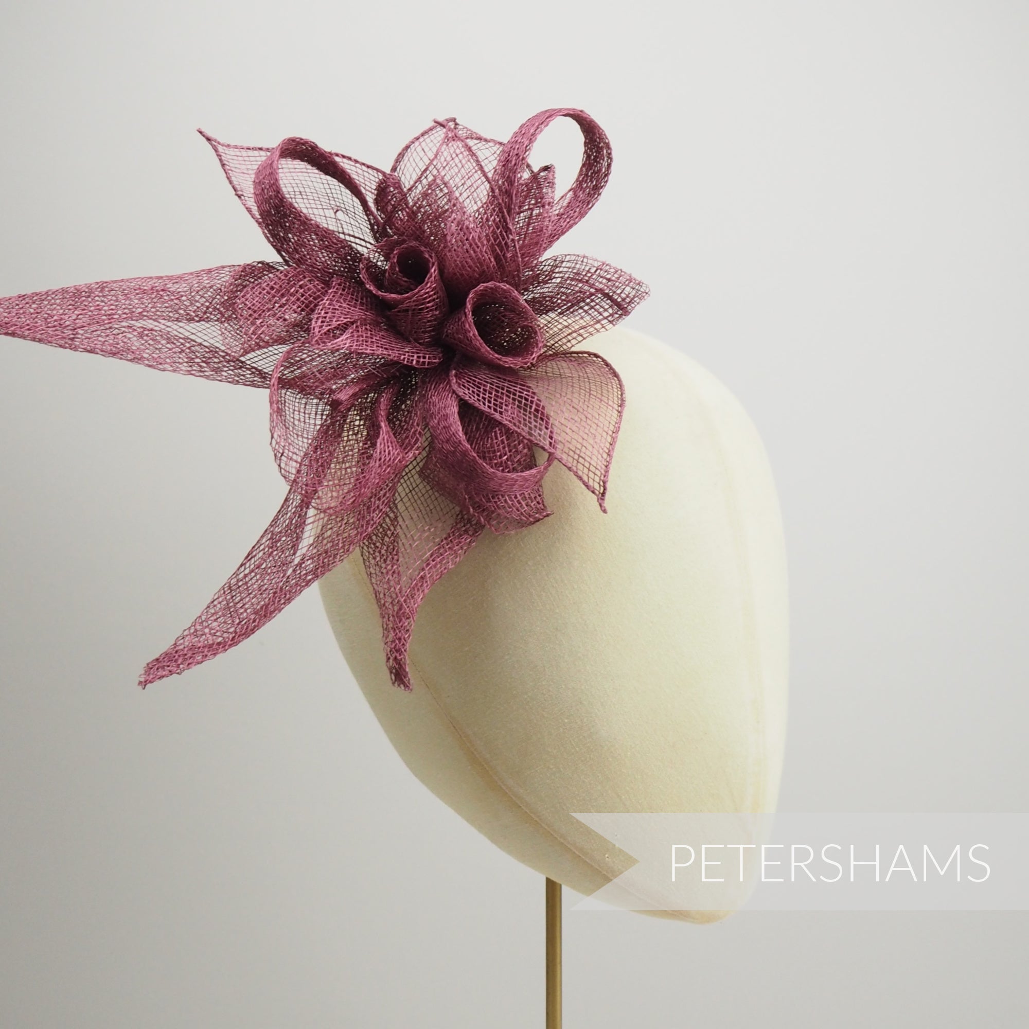 'Lydia' Large Layered Sinamay Flower Millinery Hat Mount