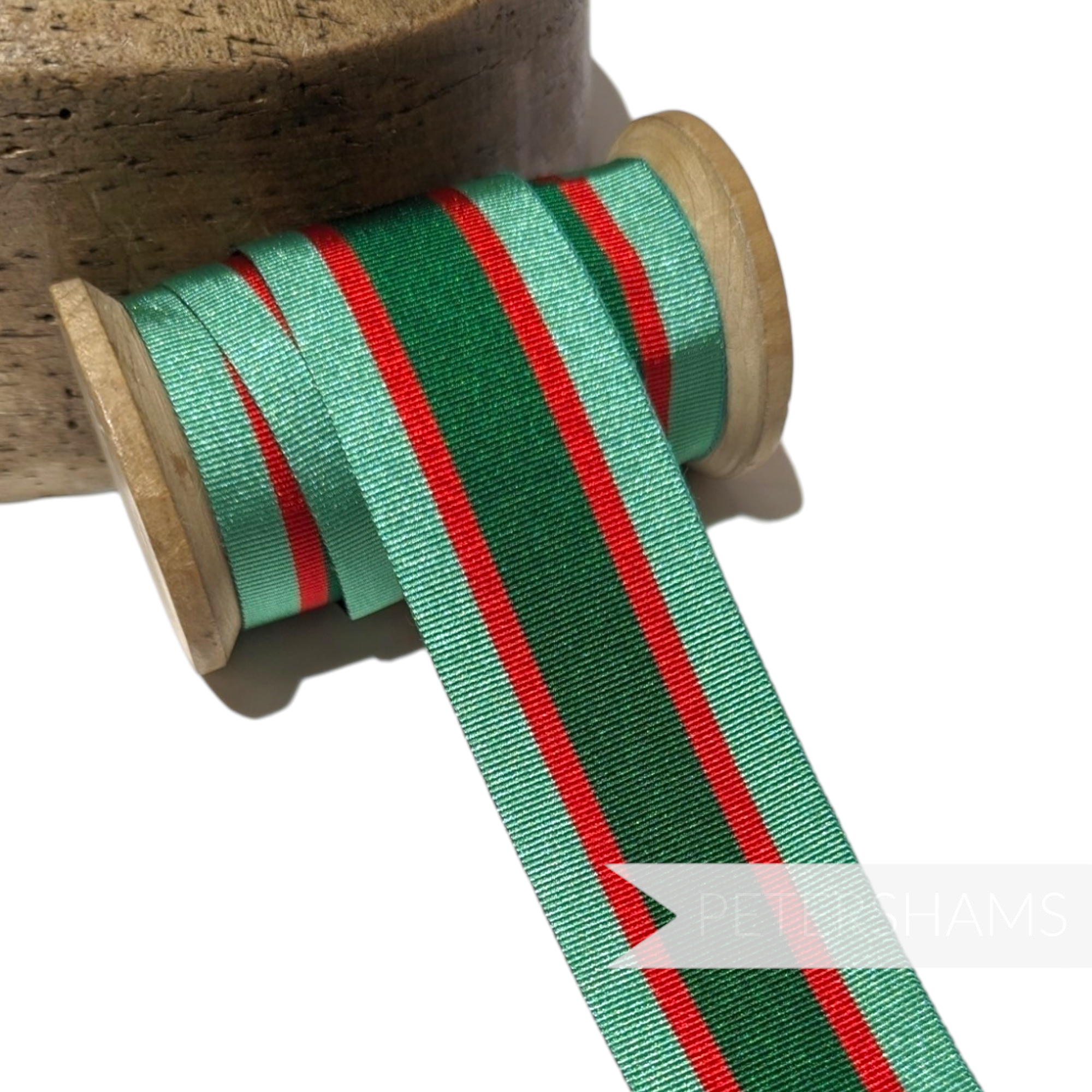 40mm Striped Grosgrain Ribbon