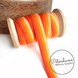 15mm No.3 Gradient Effect Millinery Petersham Hat Ribbon - 1m