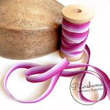 15mm No.3 Gradient Effect Millinery Petersham Hat Ribbon - 1m