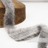 Elasticated 15mm Faux Fur Mokuba Trim - 1m