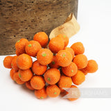 'Robert' Mini Vintage 1950/60s Wired Orange Fruits - 36 stems