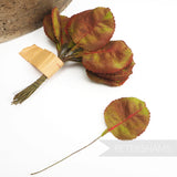 'Ira' Vintage 1940/50's German Hand Painted Wired Autumn Leaves - 36 Stems