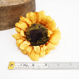 'Tonya' Silk Sunflower Millinery Flower Hat Mount