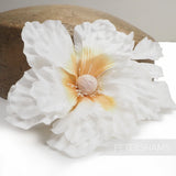 'Donna' Silk Satin 13cm Poppy Flower Millinery Mount