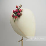 'Mila' Strawberry Vintage Millinery Hat Mount