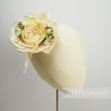 'Reece' 13cm Silk & Velvet Millinery Flower Hat Mount