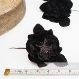 'Alice' Vintage Velvet Millinery Flower Hat Mount