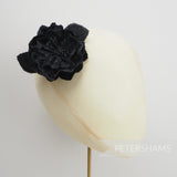 'Alice' Vintage Velvet Millinery Flower Hat Mount