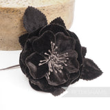 'Alice' Vintage Velvet Millinery Flower Hat Mount