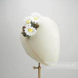 'Terri' Vintage Daisy Wired Flower Millinery Mount