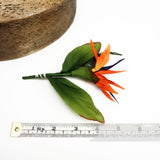 'Valerie' Small Bird of Paradise Silk Millinery Hat Mount