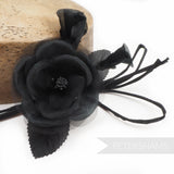 'Cynthia' Silk and Organza Flower Blossom Millinery Hat Mount