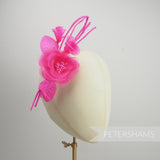 'Cynthia' Silk and Organza Flower Blossom Millinery Hat Mount