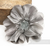 'Camille' Large 14cm Silk Poppy Millinery Flower Mount