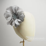 'Camille' Large 14cm Silk Poppy Millinery Flower Mount