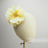 'Camille' Large 14cm Silk Poppy Millinery Flower Mount