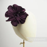 'Camille' Large 14cm Silk Poppy Millinery Flower Mount