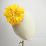 'Camille' Large 14cm Silk Poppy Millinery Flower Mount